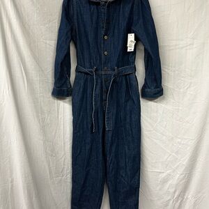 Lee NWT Jean Jumpsuit woman’s Medium Organic Cotton